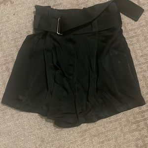 BNWT A.L.C. Size 2 black satin shorts
